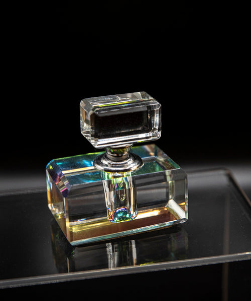 Hand Made Crystal Perfume Oil Bottle w/ Perfume Oil