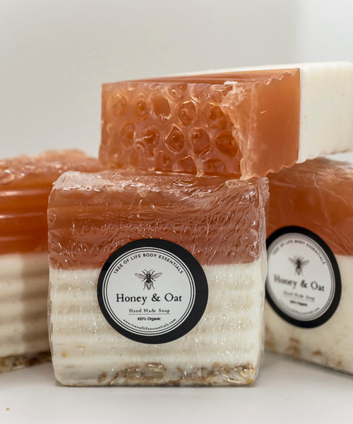 "Honey & Oat" Exfoliating Soap