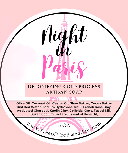"Night in Paris" Detoxifying Cold Process Artisan Soap