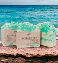 Jabón de proceso en frío hecho a mano "Eucalyptus Spa"