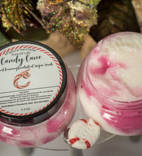 Candy Cane Whipped Foaming, Emulsified Sugar Scrub