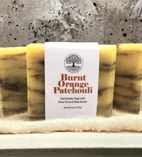 Burnt Orange Patchouli Cold Process Soap