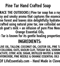 "Pine Tar" Hand Crafted Cold Process Soap