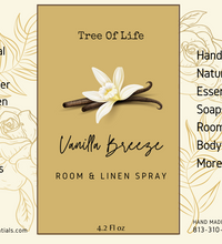 "Vanilla Breeze" Room & Linen Spray