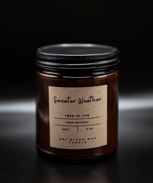 "Sweater Weather" Lux Soy/Blend Candle