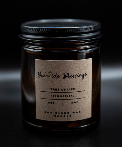 "Yuletide Blessings" Luxe Soy Blend Candle