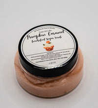 Exfoliante de azúcar emulsionado con caramelo y calabaza