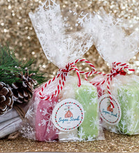 "Christmas Sugar Scrub Soap Bars"