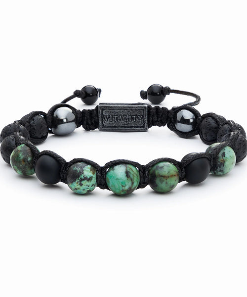 African Turquoise Evolve Diffuser Bracelet