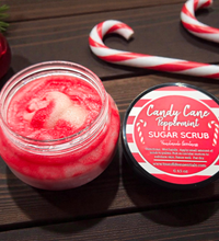 "Candy Cane" Emulsified Sugar Scrub, Whipped Body Butter & Shower Gel