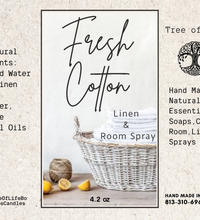 "Fresh Cotton"  Room & Linen Spray