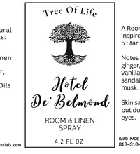 Spray para ropa y habitaciones "Hotel De'Belmond"