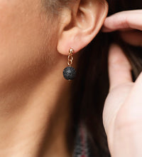 Single Lava Stone (Post) Diffuser Earrings