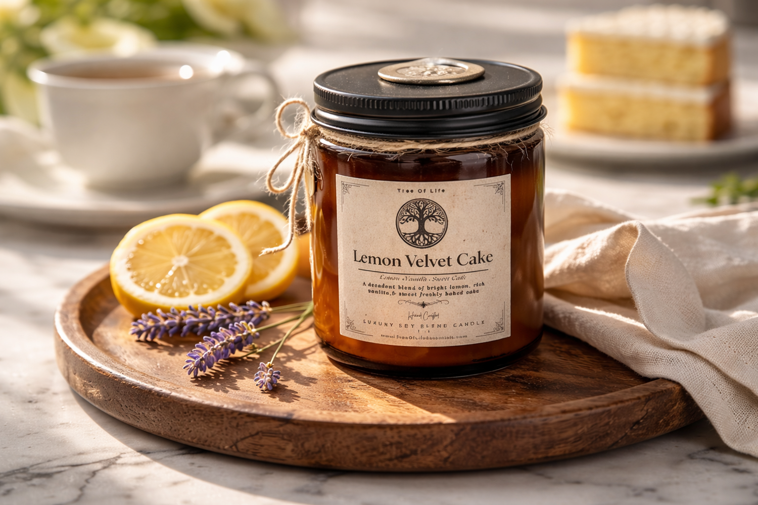 Velas de mezcla de soja Lux "Autumn Woods"