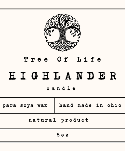 Highlander Men's Lux Candle