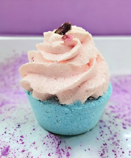 "Bombas de baño para cupcakes"