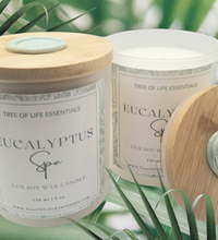 Vela Lux de mezcla de soja "Eucalyptus Spa"