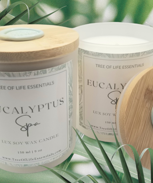 "Eucalyptus Spa" Lux Soy Blend Candle