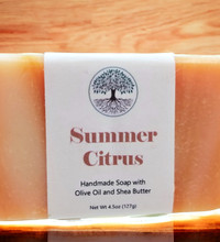 Summer Citrus Cold Pressed Hand Crafted Soap