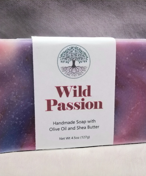 Wild Passion Cold Pressed, Hand Crafted Soap