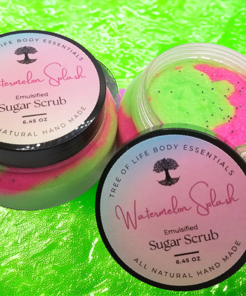 "Watermelon Splash" Emulsified Sugar Scrub