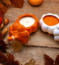 "Pumpkin, Spice & Everything Nice" Lux Soy Blend Decorative Candle