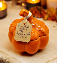 "Pumpkin, Spice & Everything Nice" Lux Soy Blend Decorative Candle