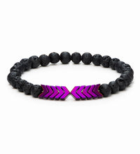 Sacred Arrow - Purple Diffuser Bracelet