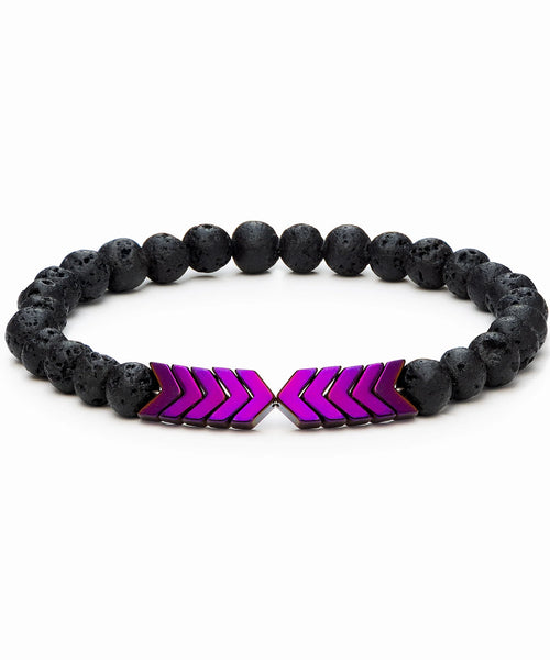 Sacred Arrow - Purple Diffuser Bracelet