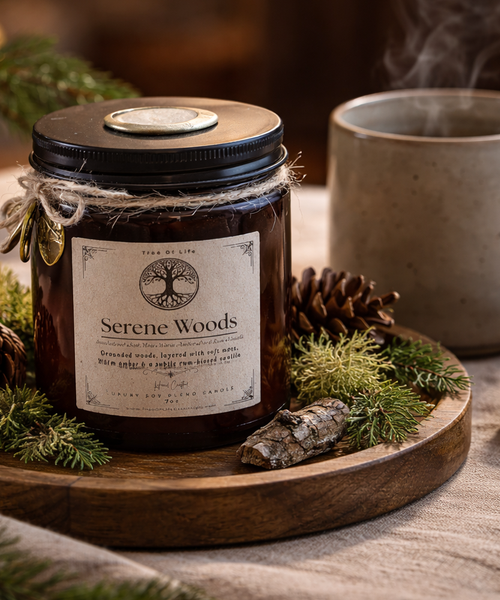 Velas de mezcla de soja Lux "Autumn Woods"