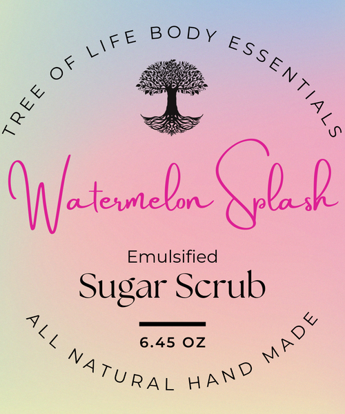 Exfoliante de azúcar emulsionado "Watermelon Splash"